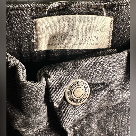 We the free black skinny jeans size 27 - Picture 6 of 9